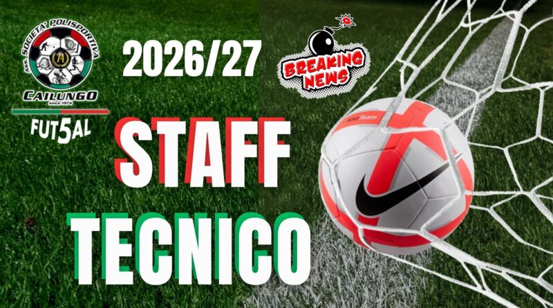 San Marino. Cailungo Futsal, confermato lo staff tecnico per la stagione 2026/2027: Pollini sarà il nuovo allenatore