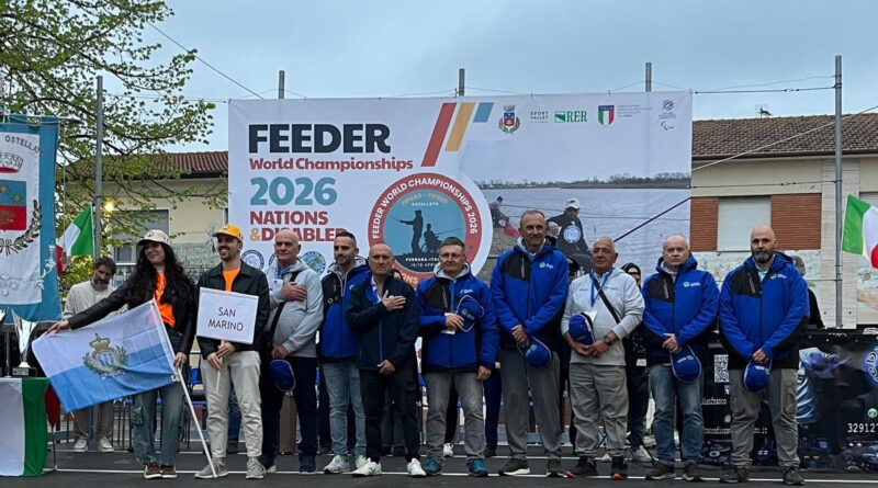 A Ostellato, al via il Mondiale di pesca feeder. C’è anche San Marino