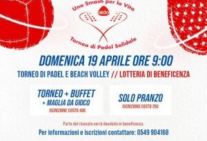 Uno Smash per la Vita in scena a San Marino