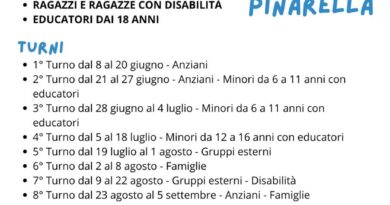 ISS. Al via le iscrizioni per la casa per ferie San Marino a Pinarella di Cervia