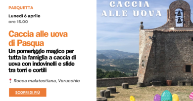 Verucchio. Caccia alle uova colorate nel castello malatestiano il lunedì di Pasquetta