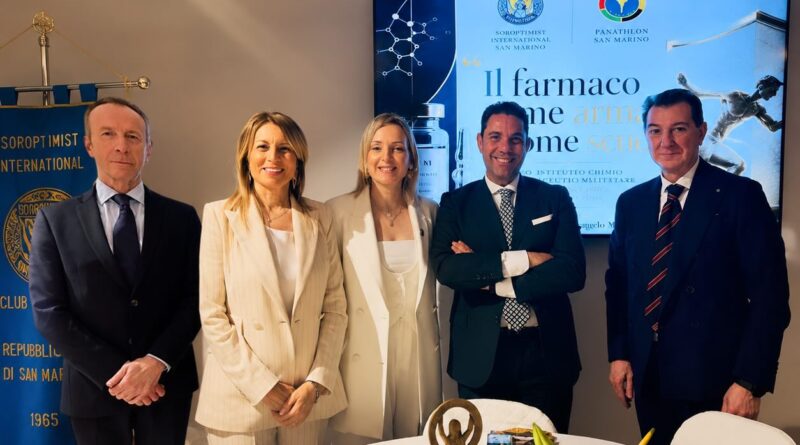 Scienza, servizio e istituzioni: il colonnello Arcangelo Moro ospite del Soroptimist e del Panathlon San Marino