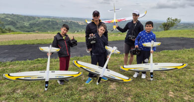 Concluso con successo il corso di aeromodellismo per cinque ragazzi