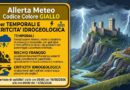 San Marino. Protezione Civile. 𝐂𝐨𝐝𝐢𝐜𝐞 𝐂𝐨𝐥𝐨𝐫𝐞 𝐆𝐈𝐀𝐋𝐋𝐎 𝐩𝐞𝐫 𝐓𝐄𝐌𝐏𝐎𝐑𝐀𝐋𝐈 𝐄 𝐂𝐑𝐈𝐓𝐈𝐂𝐈𝐓𝐀’ 𝐈𝐃𝐑𝐎𝐆𝐄𝐎𝐋𝐎𝐆𝐈𝐂𝐀
