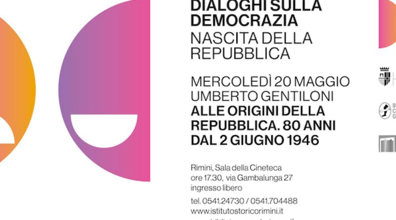 Alla Gambalunga di Rimini, Umberto Gentiloni Silveri: “Alle origini della Repubblica. 80 anni dal 2 giugno 1946”