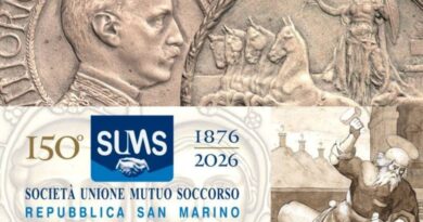 San Marino. Due mostre per celebrare “150 anni di SUMS nelle medaglie e nei francobolli” e le “Le lire Quadriga”