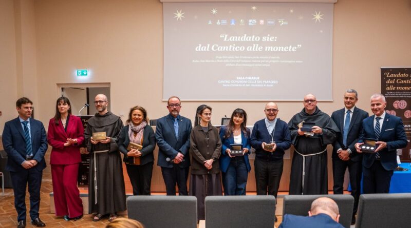 Presentato il trittico numismatico dedicato al Cantico delle Creature. Lo firmano Italia, Vaticano e San Marino