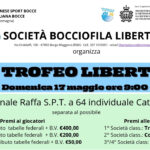 Nel fine settimana il 17esimo Trofeo Libertas di Raffa