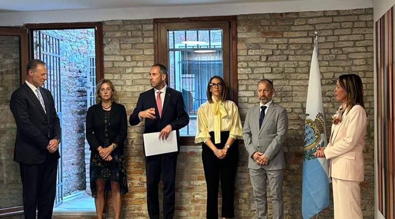 San Marino alla Biennale di Venezia: visita istituzionale al Padiglione nazionale
