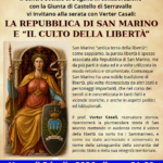 Verter Casali, alla Bibliobaita, per spiegare come e perché è nato il mito della libertà di San Marino