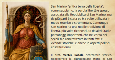 Verter Casali, alla Bibliobaita, per spiegare come e perché è nato il mito della libertà di San Marino