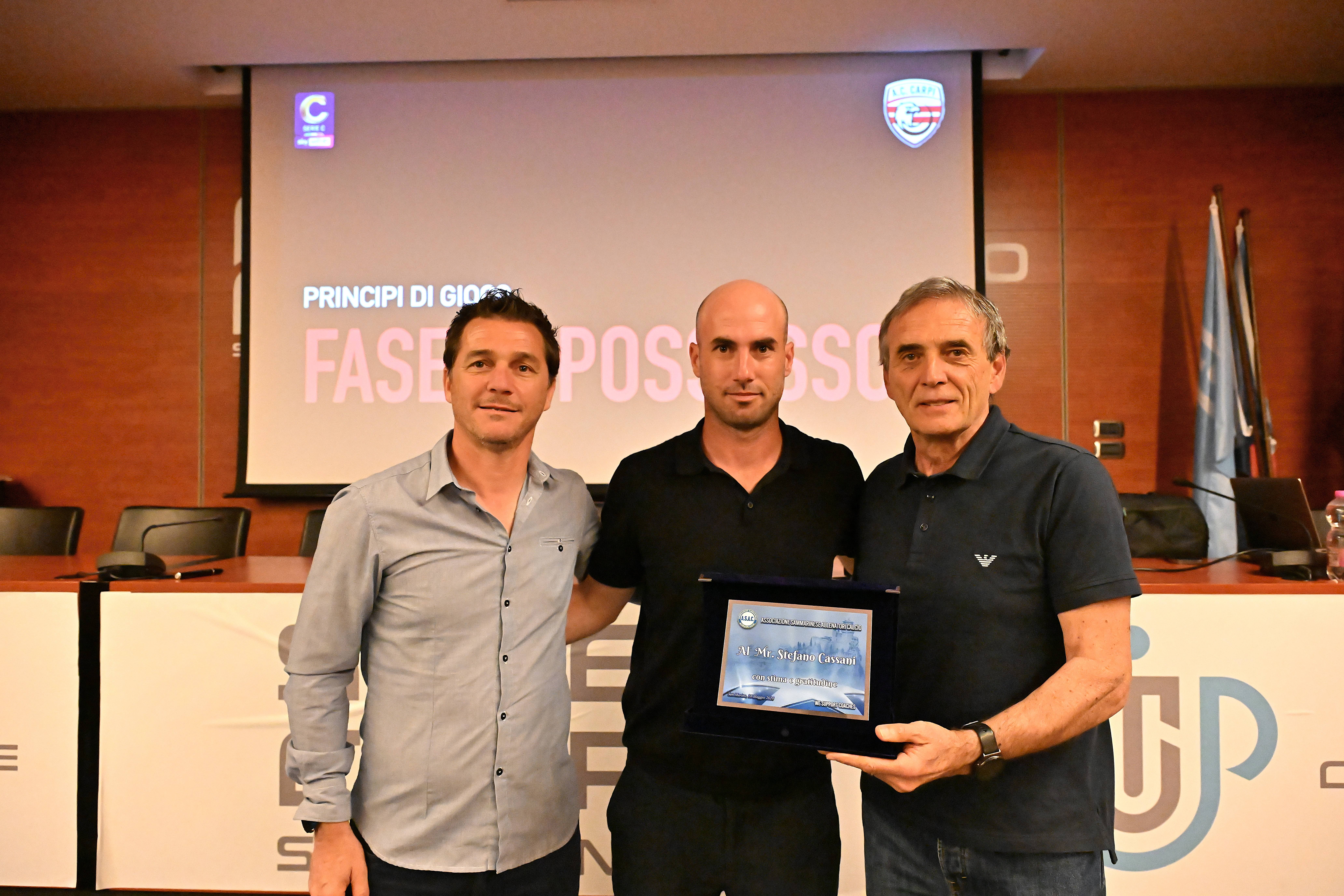 Coach Education: gli allenatori sammarinesi a lezione con mister Stefano Cassani