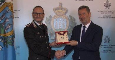 San Marino. Visita istituzionale del comandante del Ros Vincenzo Molinese