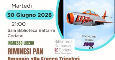 Coriano, un viaggio nella storia dell’aviazione con Daniele Celli