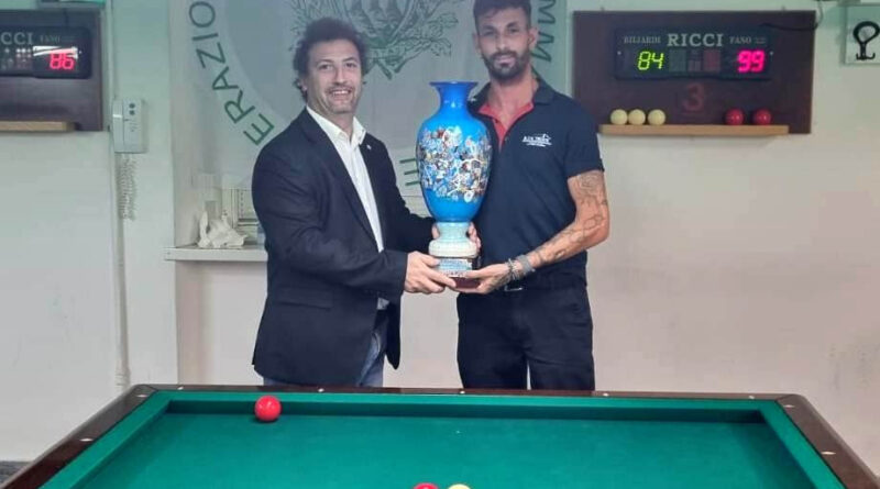 Daniel Destino si aggiudicail 1° Trofeo Billiards Summer