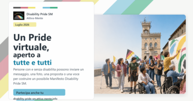 Disability Pride SM: uno spazio online aperto a tutte e tutti per raccogliere messaggi, immagini, esperienze e proposte