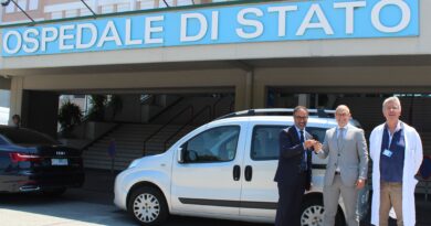 San Marino. Donato all’ISS un veicolo attrezzato per il trasporto assistito di persone con disabilità