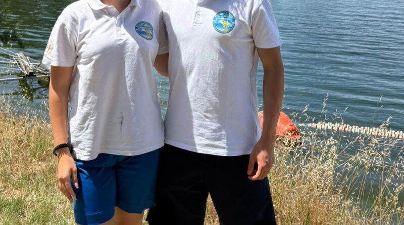 Elena Laglia e Federico Fabbri esordiscono nella Coppa Italia di fondo di nuoto pinnato