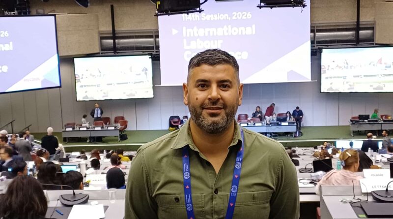 San Marino. USL. Riccardo Ceccoli capodelegazione OOSS alla conferenza ILO