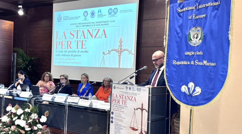 San Marino. “La Stanza per Te”: formazione, collaborazione e tutela delle vittime di violenza nel convegno del Soroptimist