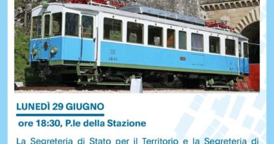 San Marino. Trenino biancazzurro, il viaggio riprende