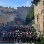 Alla Cava dei Balestrieri, magnifica esibizione della Fanfara dei Carabinieri di Firenze e della Banda Militare di San Marino