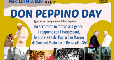 San Marino. Don Peppino Day – Martedì 14 luglio a Serravalle