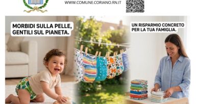 Un aiuto alle famiglie e una scelta per l’ambiente: a Coriano prosegue la distribuzione gratuita dei kit riutilizzabili