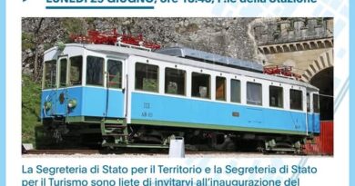 San Marino. Riparte il trenino biancazzurro e con lui riparte un pezzo della storia sammarinese