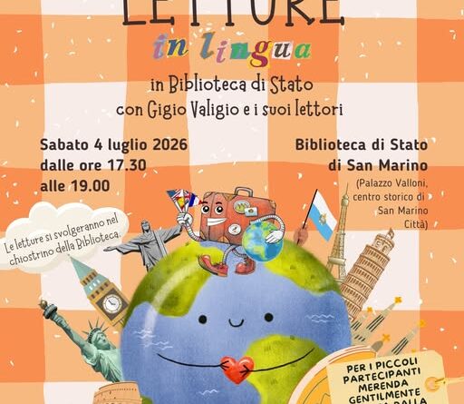 San Marino. Tornano le letture ad alta voce in Biblioteca