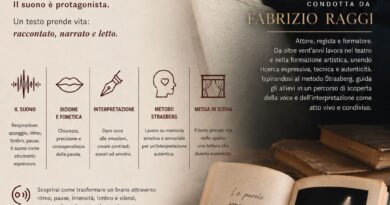 Masterclass di Fabrizio Raggi: “La voce che racconta: suono, emozione e interpretazione nella lettura scenica”