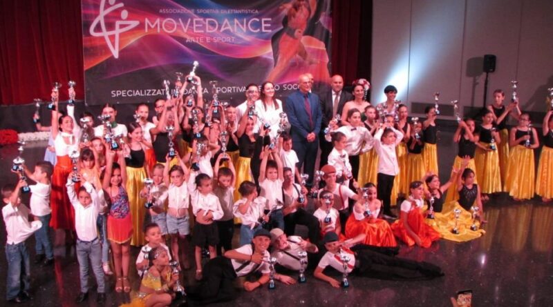 San Marino. L’Auditorium Little Tony di Serravalle tempio della danza sportiva grazie all’associazione “MOVE DANCE”