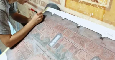 Abbazia di Pomposa, completato il restauro degli affreschi delle navate laterali