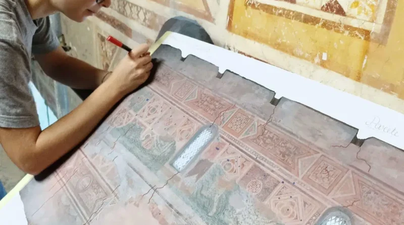 Abbazia di Pomposa, completato il restauro degli affreschi delle navate laterali