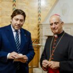 San Marino. Il SDS Pedini incontra Mons. Fisichella e firma un Protocollo di intesa con l’Associazione Nazionale Città dei Presepi
