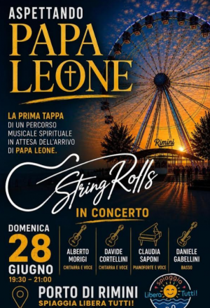 Aspettando Papa Leone. String Rolls in concerto alla Spiaggia Libera Tutti
