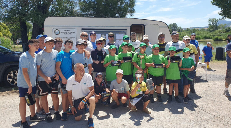 Al via il Campionato Regionale Juniores di pesca, Pondini Ceccoli e Clementi sul podio
