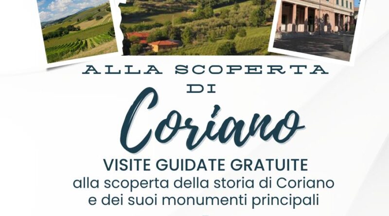 Visite guidate gratuite nel centro storico di Coriano