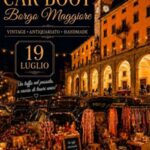 San Marino. Torna a Borgo Maggiore: Car Boot di sera