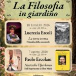 Al via “La Filosofia in giardino”: due grandi appuntamenti culturali estivi sulla Terrazza di Piazza Mazzini a San Clemente
