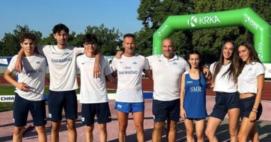 Delegazione giovanile dell’Atletica Sammarinese ai Campionati Balcanici Under 18