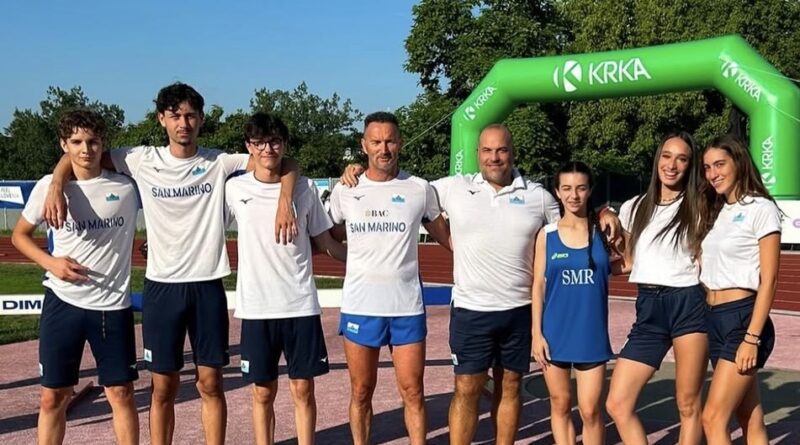 Delegazione giovanile dell’Atletica Sammarinese ai Campionati Balcanici Under 18
