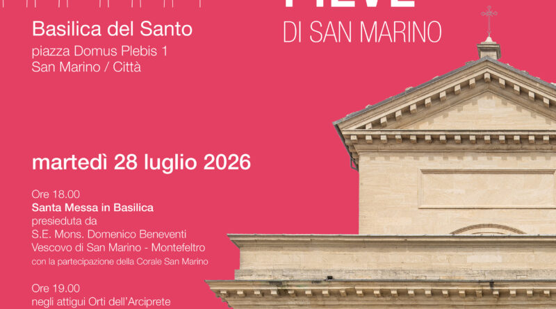 La nuova Pieve di San Marino: 200 anni di storia saranno ricordati con una celebrazione solenne