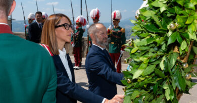 San Marino celebra la libertà e la democrazia, dopo la caduta del fascismo con una cerimonia sul Pianello
