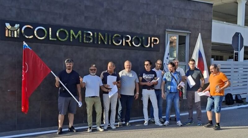 San Marino. Vertenza Colombini: inizia oggi il primo pacchetto di ore di sciopero!