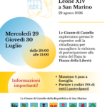 San Marino. Avviata presso le Giunte la raccolta delle adesioni in occasione della visita del Papa