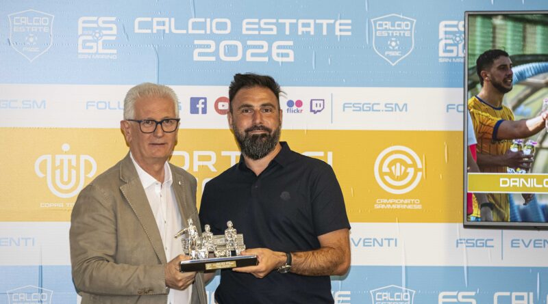 Calcio Estate: Filippo Berardi vince il Pallone di Cristallo, al Tre Fiori Panchina d’Oro e Trofeo Koppe