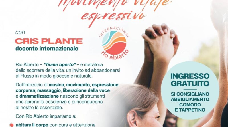 San Marino. “Rio Abierto – Movimento vitale espressivo” presso la Bibliobaita nel Parco Laiala di Serravalle
