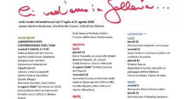 San Marino, due mesi di eventi alla Galleria Nazionale tra arte, laboratori e incontri