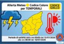San Marino. Unione Volontari Protezione Civile. Allerta meteo Codice Giallo per temporali